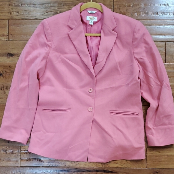 Talbots Pure Cashmere Pink Blazer - Picture 1 of 6